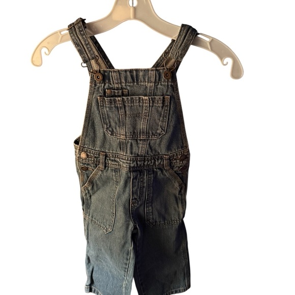 OshKosh B'gosh Blue Denim Overalls - Picture 1 of 3